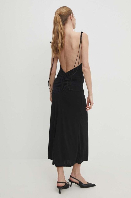Answear Lab rochie maxi negru 6536.ijs