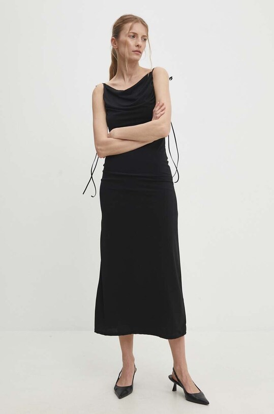 Answear Lab rochie 6536.ijs negru WW24