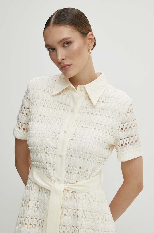 Šaty Answear.LAB 26437.ijs béžová