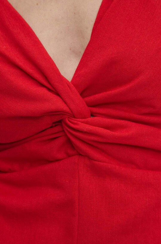 Answear Lab rochie din in ps8973.fjs rosu