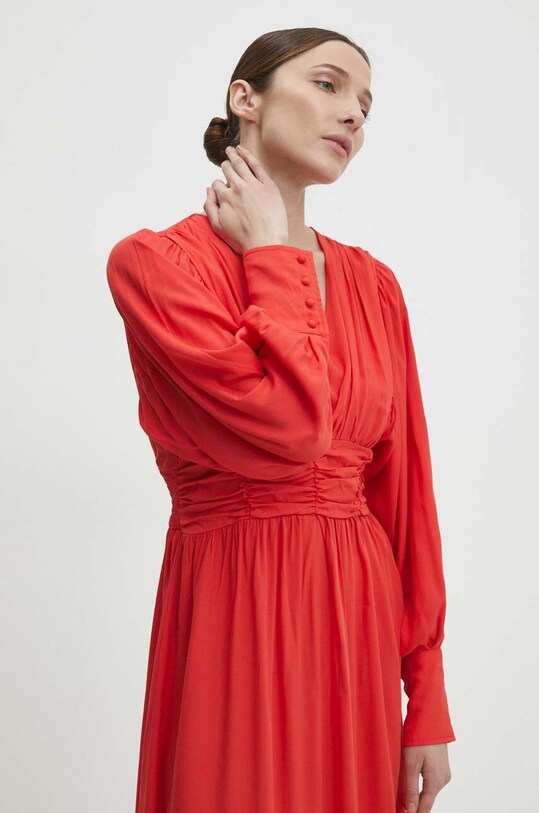 Answear Lab rochie rosu 4326d.fh