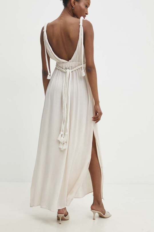 Bavlnené šaty Answear.LAB bavlna béžová W10906.HWK