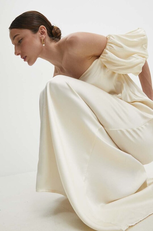 Answear.LAB sukienka b827.ijs beżowy WW24