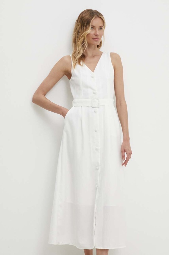 Odzież Answear Lab sukienka 37227lr.ijs biały