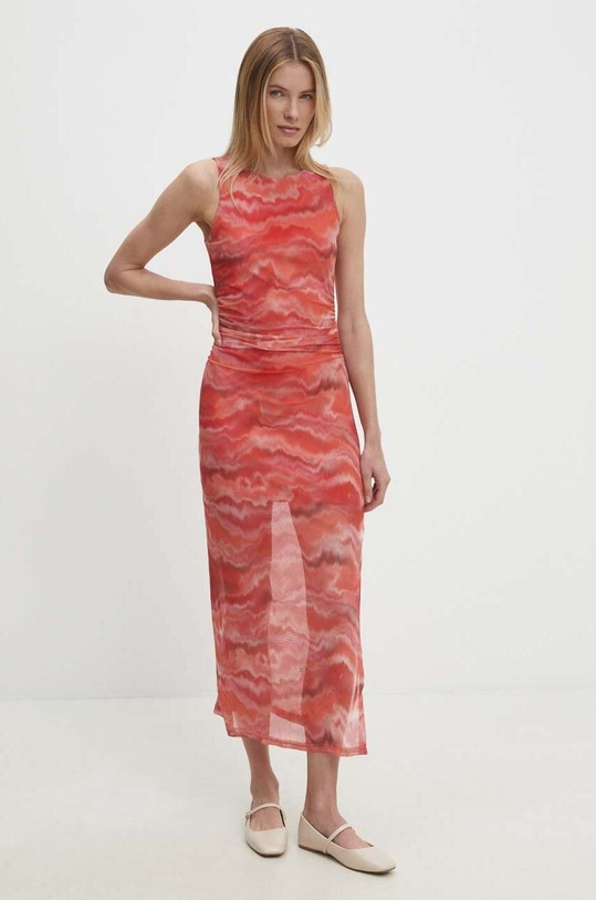 Šaty Answear.LAB pletenina oranžová 23043.ijs