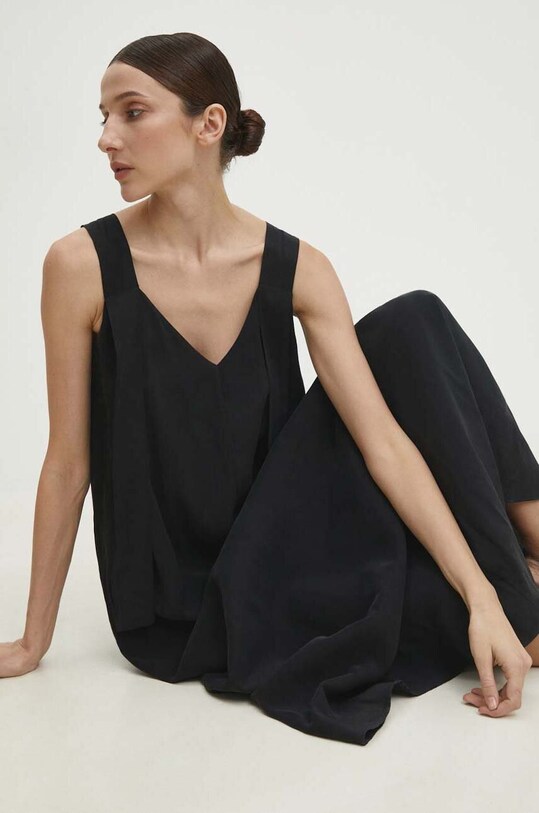 Answear Lab vestito maxi nero d522.IJS