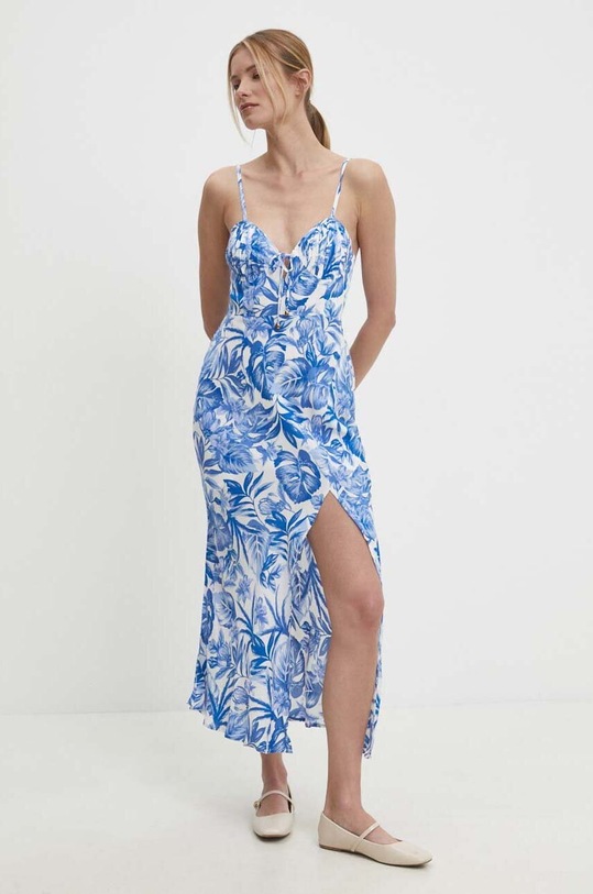 Answear Lab sukienka casual niebieski 516021.ijs