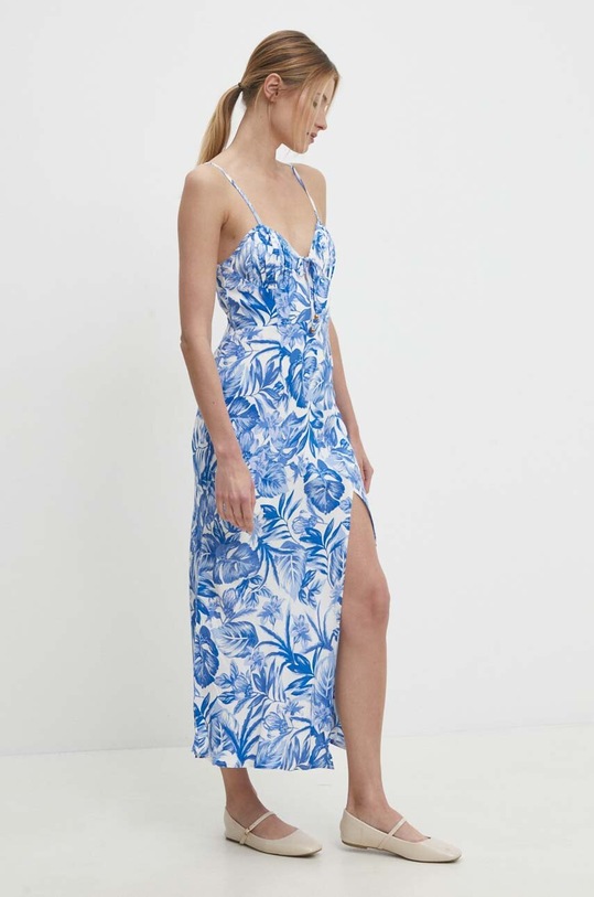 Answear Lab sukienka 516021.ijs niebieski WW24