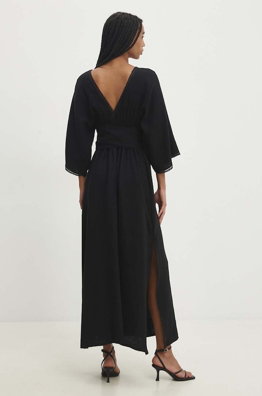 Odzież Answear Lab sukienka bawełniana 6347.tjs czarny