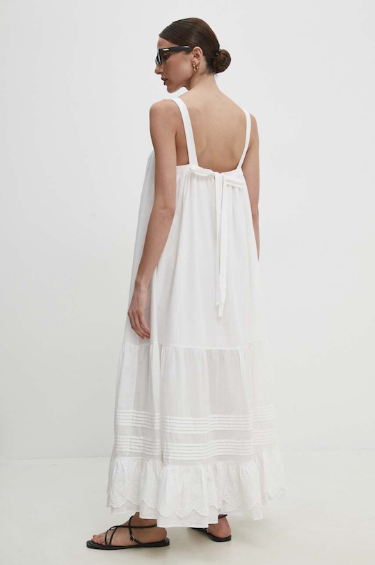 Odzież Answear Lab sukienka bawełniana 6947.tjs biały