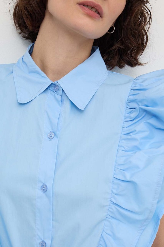 Answear Lab rochie din bumbac 1681.iw albastru