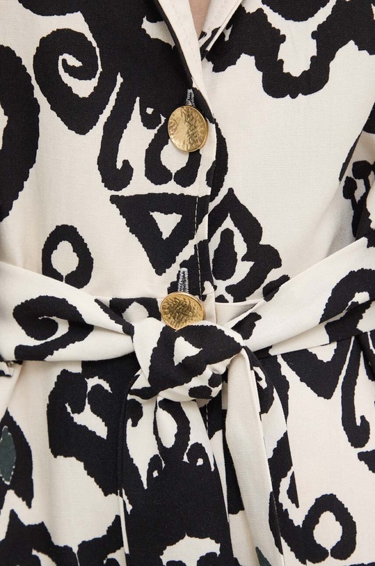 Lněné šaty Answear.LAB 19269.tjs béžová