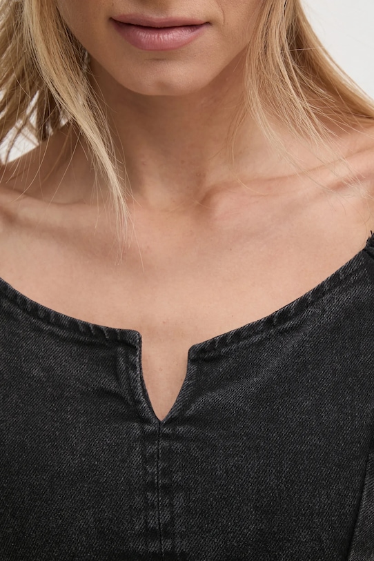 Джинсова сукня Answear.LAB 7142.tjs чорний