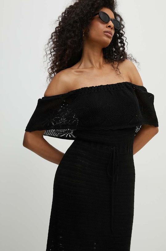 Odzież Answear.LAB sukienka 2713.tjs czarny