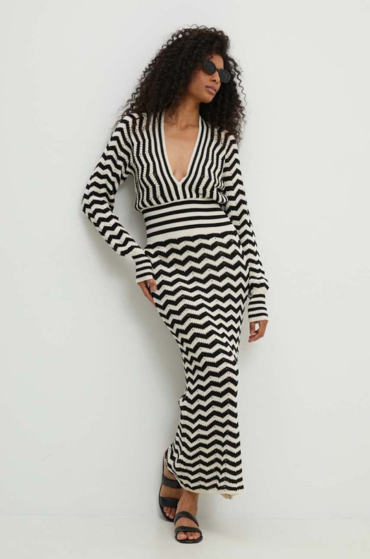 Haljina Answear.LAB casual crna 2712.tjs