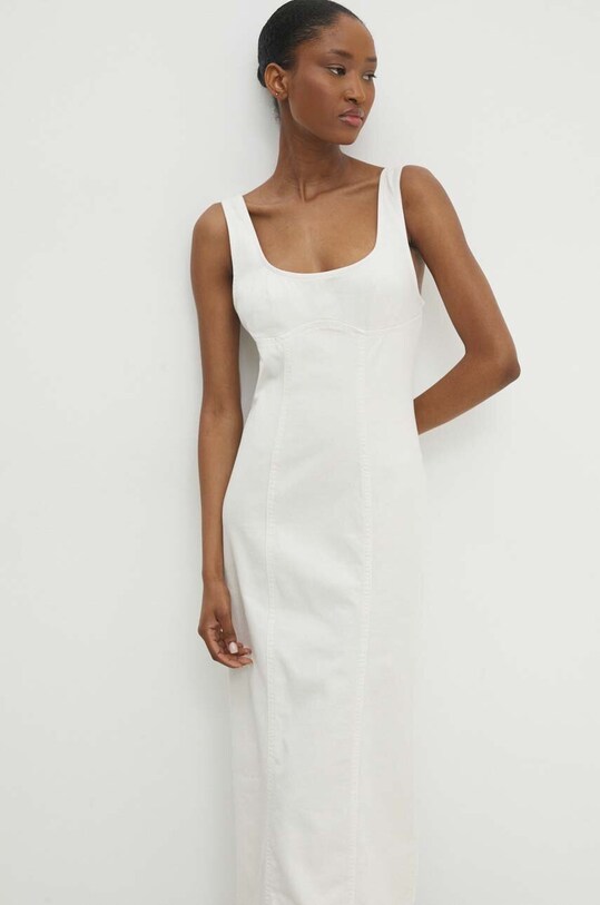 Answear Lab rochie din denim bej 2597.ijs