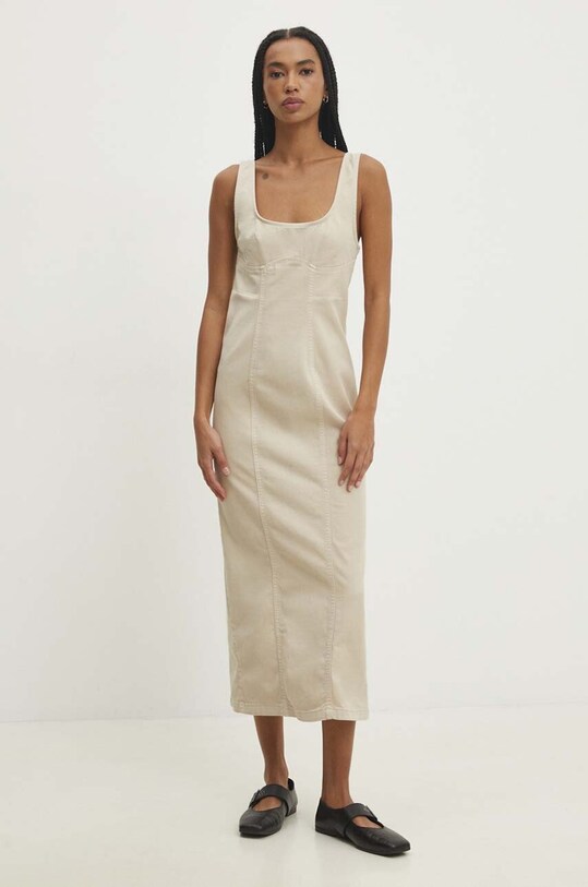 Answear Lab rochie din denim 2597.ijs bej WZ24