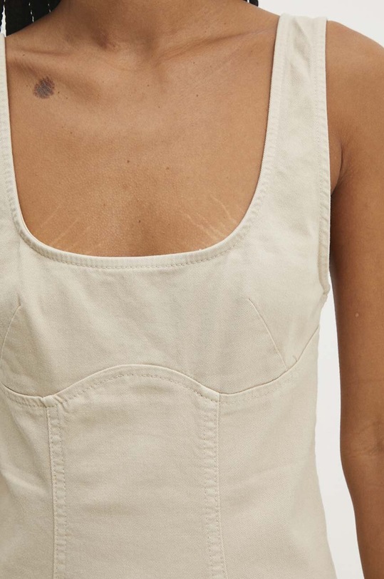 Answear Lab rochie din denim 2597.ijs bej