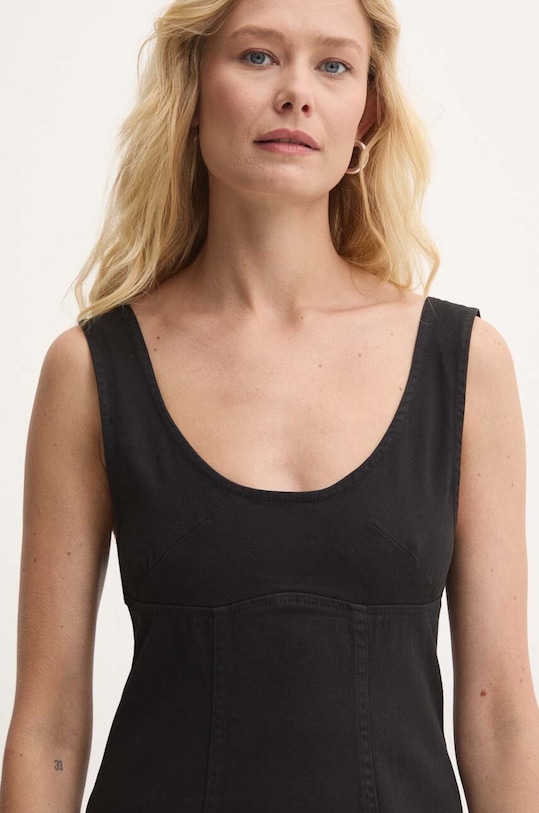Answear Lab rochie din denim negru 2597.ijs