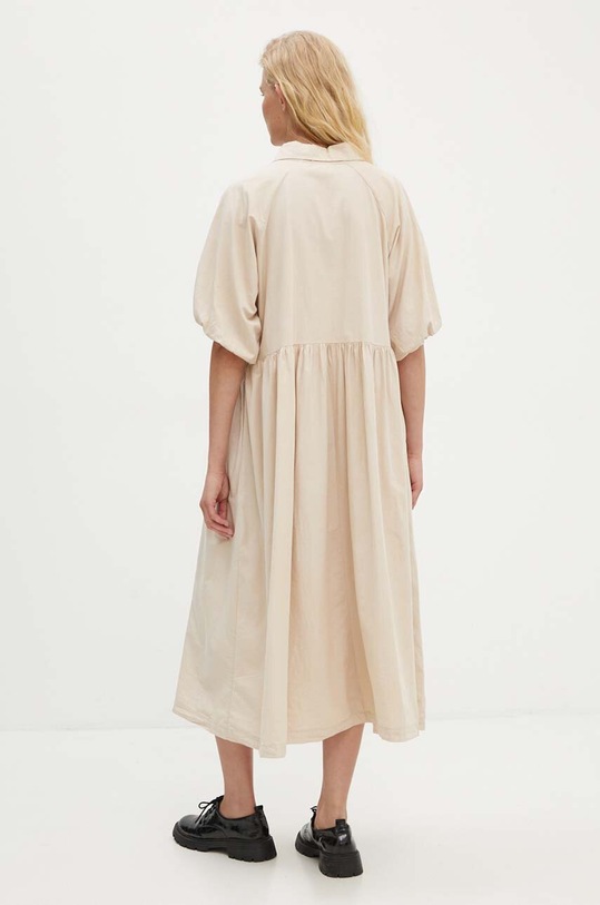 Odzież Answear Lab sukienka bawełniana sng.ssd07w.tjs beżowy