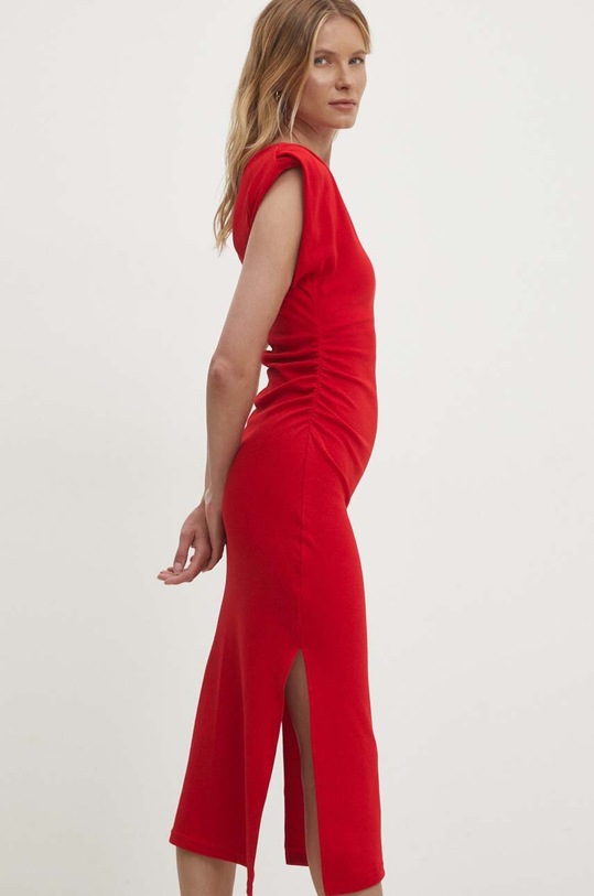 Answear Lab sukienka bawełniana czerwony sng.ssd07z.tjs