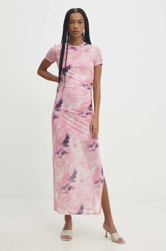 Answear Lab rochie maxi roz hs8323.FKK