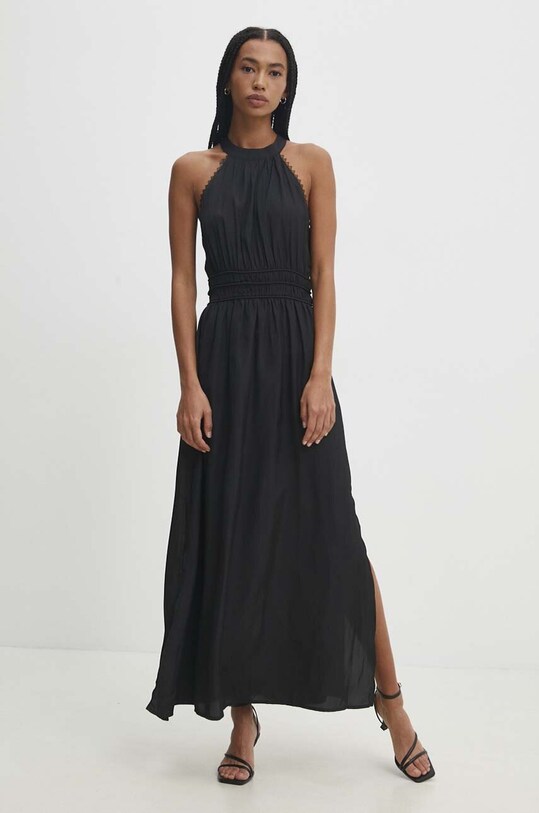 Answear Lab rochie 4367d.FWK negru WW24