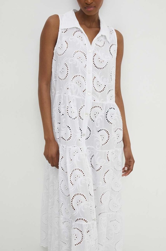 Answear Lab sukienka bawełniana biały 10538.ijs