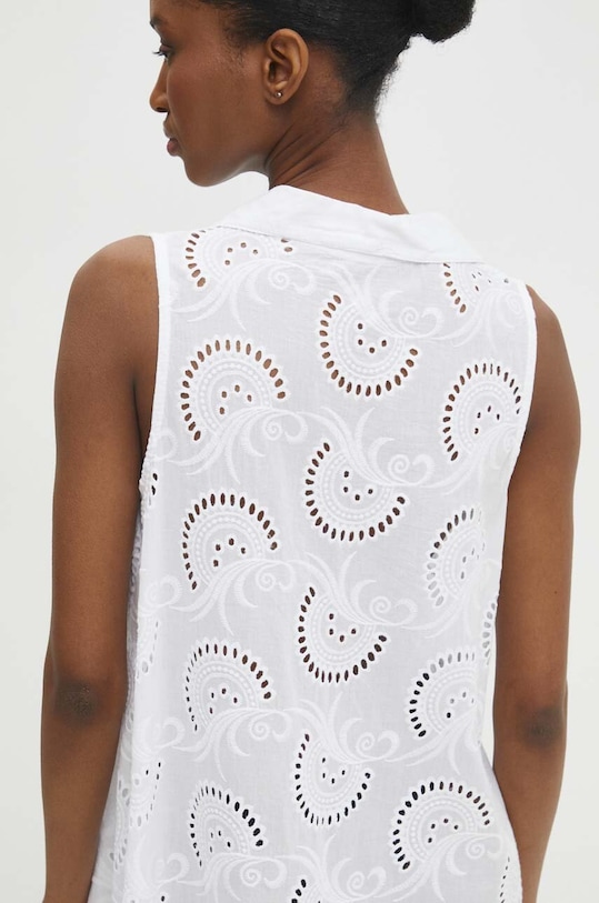 Answear Lab sukienka bawełniana 10538.ijs biały