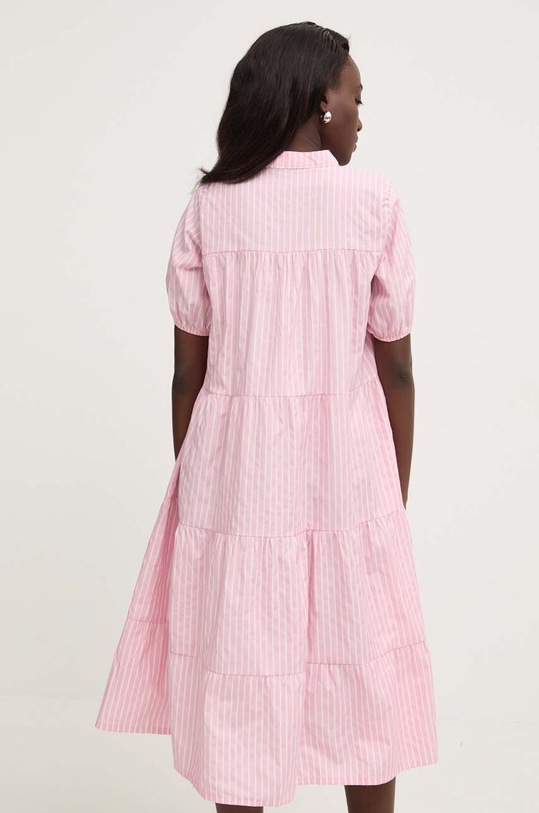 Odzież Answear Lab sukienka bawełniana sng1a.tjs różowy