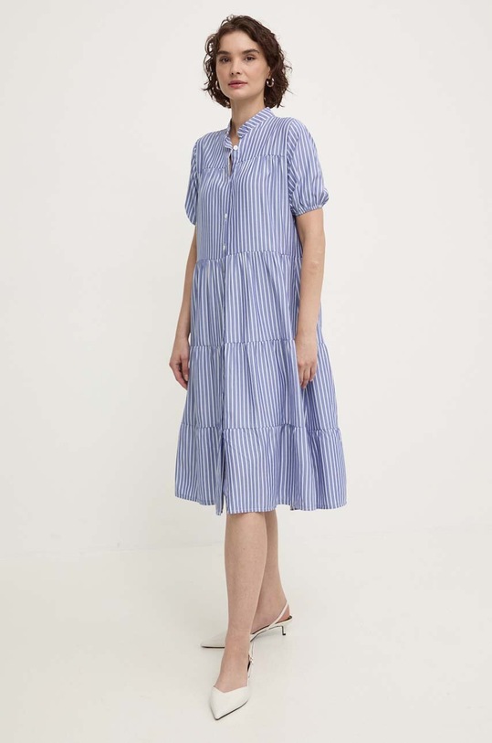 Answear Lab sukienka bawełniana sng1a.tjs niebieski WZ24