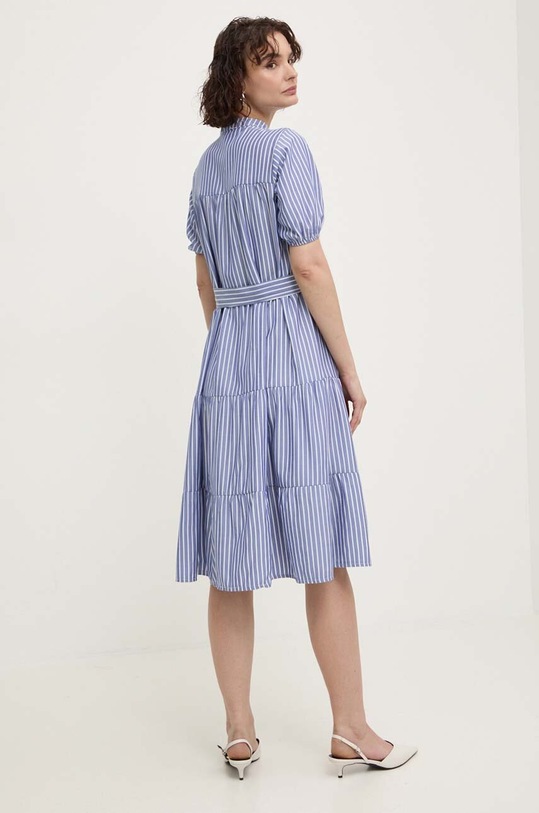 Odzież Answear Lab sukienka bawełniana sng1a.tjs niebieski