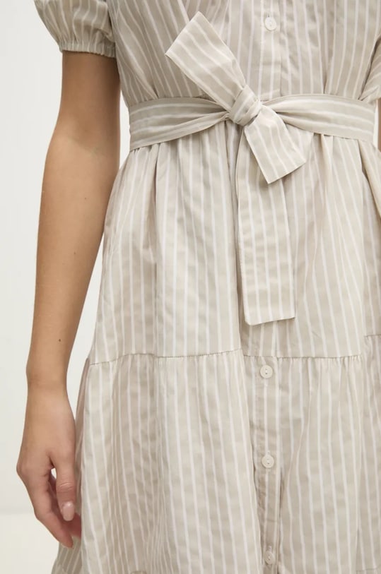 Bavlněné šaty Answear.LAB sng1a.tjs béžová