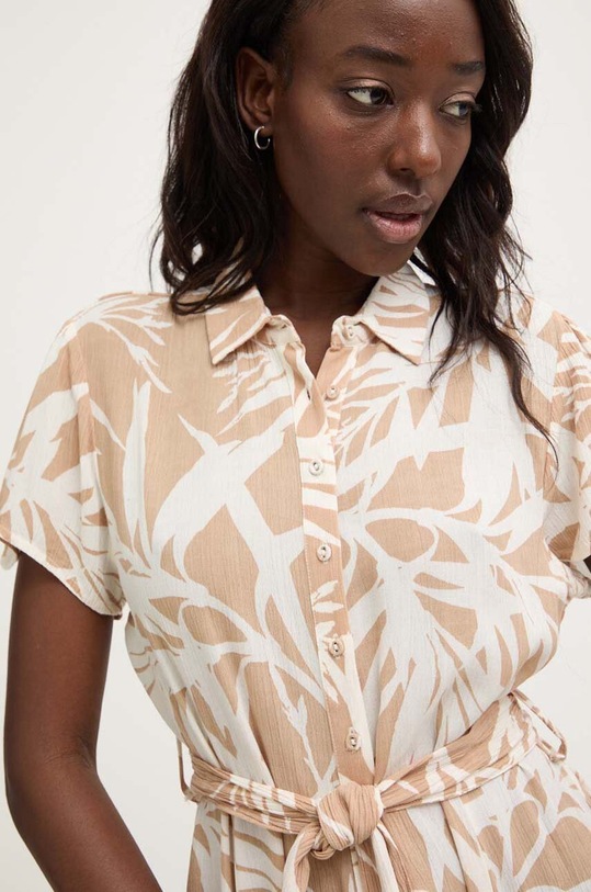 Šaty Answear.LAB béžová rea.long.fd