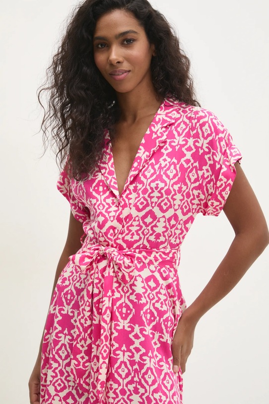 Answear Lab sukienka różowy batcha.long.fh