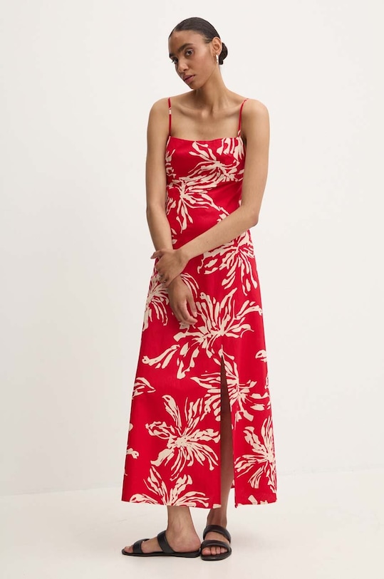 Answear Lab rochie din bumbac joylong.2302.fh rosu WW24