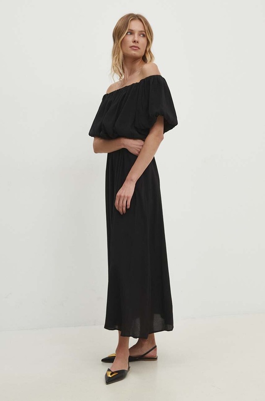 Answear Lab rochie 22585yr.FKK negru WZ24