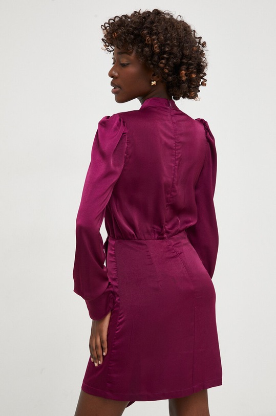 Odzież Answear.LAB sukienka 2971.1d.fh bordowy