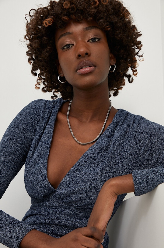 Φόρεμα Answear.LAB ασημί 11613.TKK