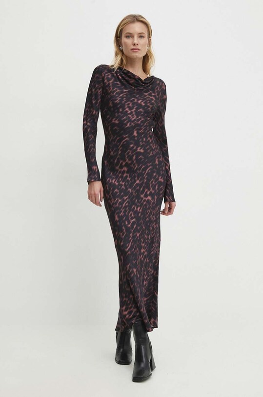Answear Lab rochie maxi negru 91170.1iw