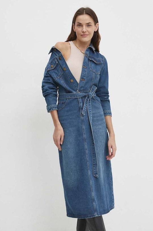 Obleka Answear.LAB Raven modra 23005.IKK