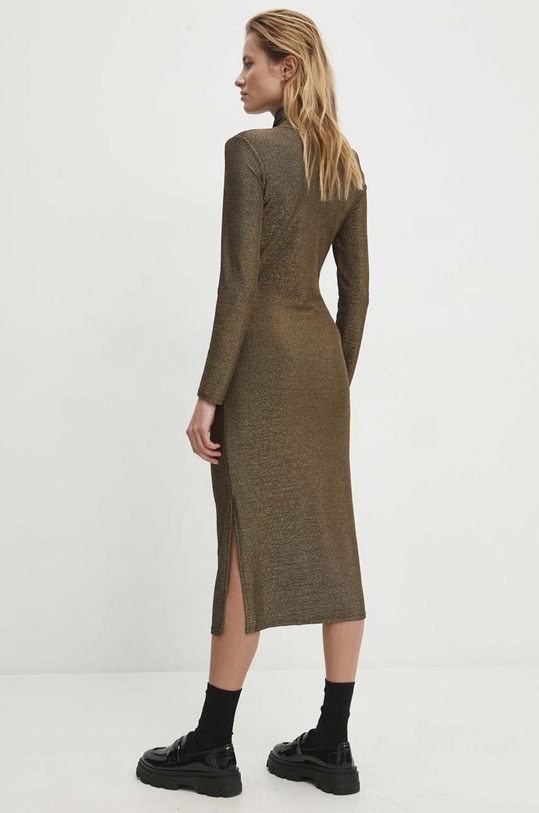 Odzież Answear.LAB sukienka m95.51.HWK złoty