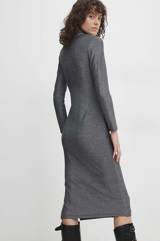 Odzież Answear.LAB sukienka m95.51.HWK srebrny