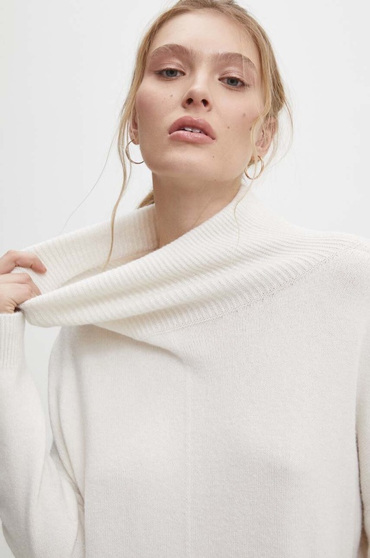 Answear Lab sukienka biały 370225.HWK