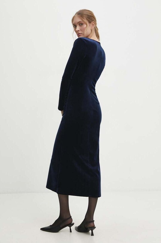 Îmbrăcăminte Answear Lab rochie de catifea r10314.FKK bleumarin
