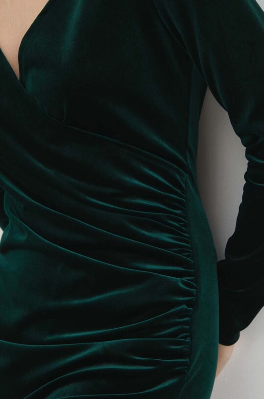 Answear Lab rochie de catifea r10314.FKK verde
