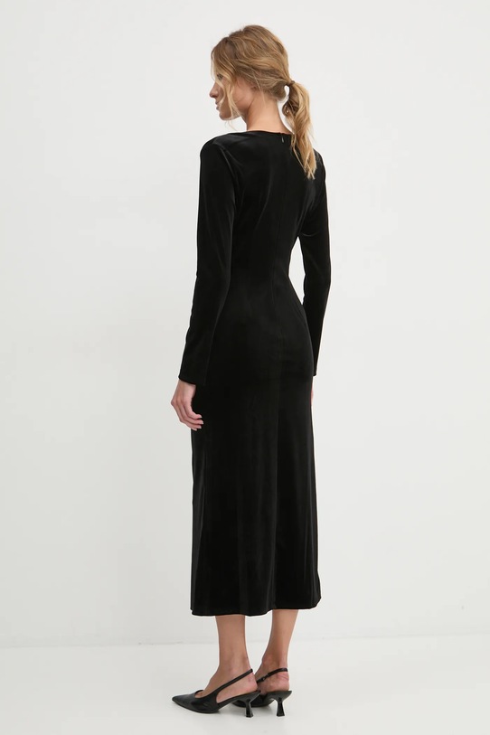 Odzież Answear.LAB sukienka welurowa r10314.FKK czarny