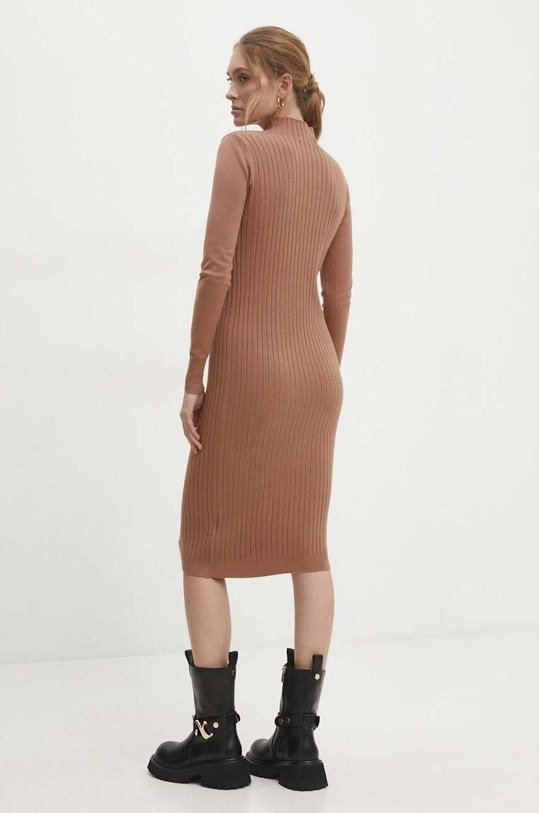 Odzież Answear.LAB sukienka AC19200.HWK brązowy