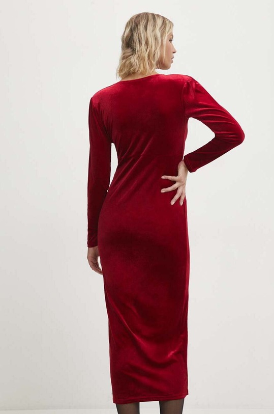Îmbrăcăminte Answear Lab rochie de catifea 7224.TWK rosu