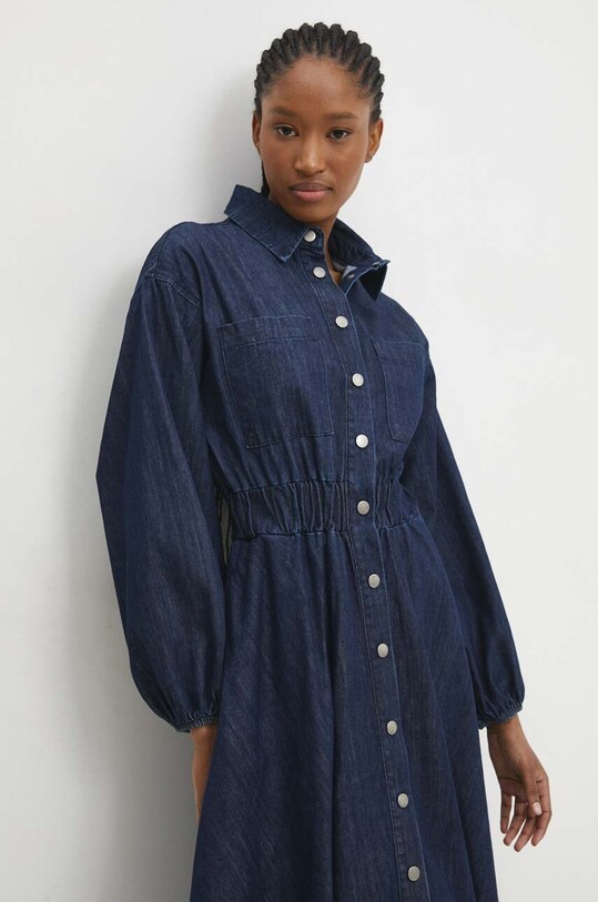 Answear Lab sukienka jeansowa 6707.TWK granatowy